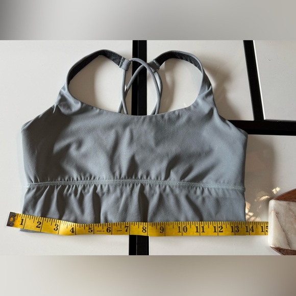 Two-Piece Gray Activewear Set | High-Waisted Leggings & Sports Bra like new - Picture 10 of 14